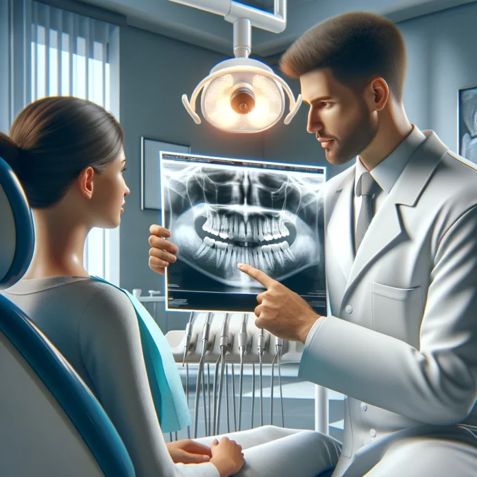 patient and dentist