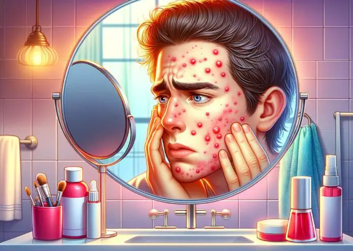 pimples on face